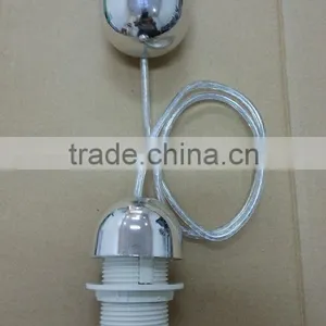 E27 Ceiling Rose Electric Plastic Lamp Holder thumbnail-1