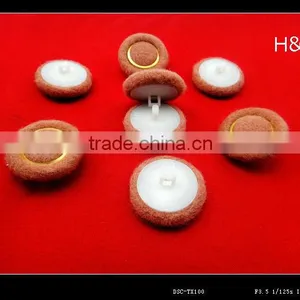 Custom Hand Sewing Fabric Covered Button for Garment thumbnail-4