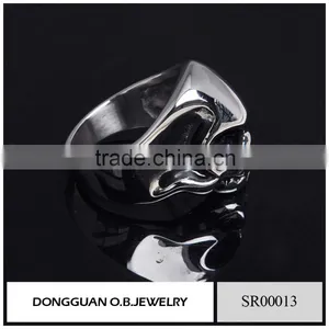 2016 New Skull Jewelry Ring 314 Stainless Steel Ring Without Stone thumbnail-2