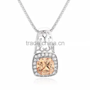 Wholesale Jewelry 925 Sterling Silver Gemstone Necklace Jewelry Set thumbnail-1