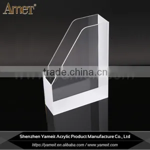China Manufacturer Transparent A4 Acrylic Document Holder thumbnail-1