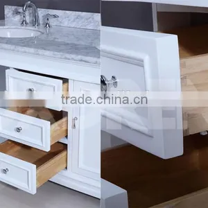 60" Classic Free Standing Bathroom Vanity Wooden Stain Finish thumbnail-5