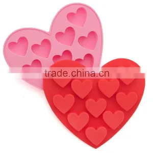 Cute Food Decoration Heart Silicone Ice Chocolate Candy Mold thumbnail-2