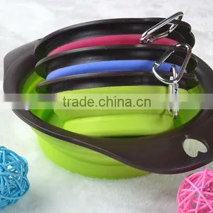 Durable Silicone Bowls for Pets/collapsible Silicone Pet Bowl thumbnail-1