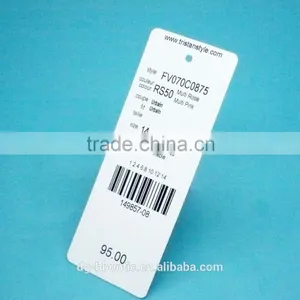 Barcode Hang Tag For Garment thumbnail-1