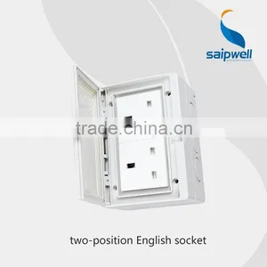 250V 13A Waterproof Switch And Outlet Waterproof Light Dimmer Switcher(SP-2S) thumbnail-5