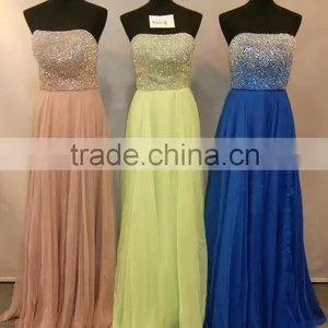 2014 Latest Design Off-shoulder Elegant Full Figure Evening Dresses thumbnail-4