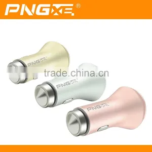 2015 New Arrival Mobile Phone Portable Universal Mini Metal Dual Usb Car Charger thumbnail-6