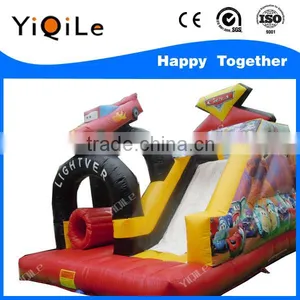 Winter Theme of Castle Inflatable With Sliding Bouncer Jump Castles for Sale thumbnail-5