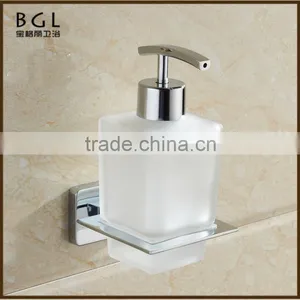 17638A Wall- Mounted Chrome Bathroom Fittings Zinc Bathroom Soap Dispenser thumbnail-1