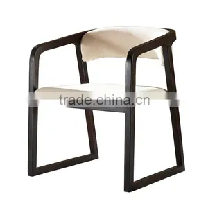 Modern Wood Design Arm Chair for Dining Rooom thumbnail-1