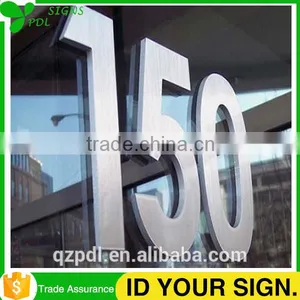 PDL 3D Built Up Stainless Steel Letters With Brass Finished thumbnail-1