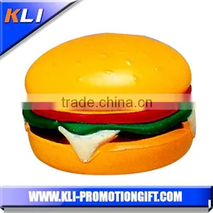 PU Foam Hamburg Anti Stress Ball Soft Hamburgers Shape Anti Stress Toy thumbnail-1
