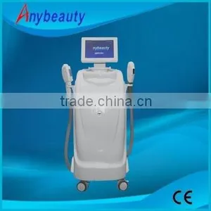 Anybeauty 2 Handpiece Salon Vertical no Pain Ipl SHR Hair Lost Machine / SHR Spare Parts Hair Removal Machine for Sale thumbnail-1