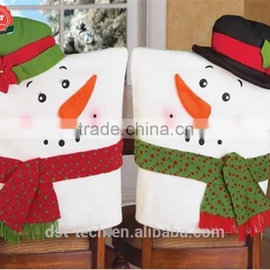 Christmas Santa Snowman Chair Cover thumbnail-1