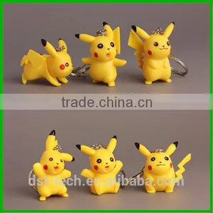 Cartoon Pokeball Figures Pvc Keychains for Promotion thumbnail-4