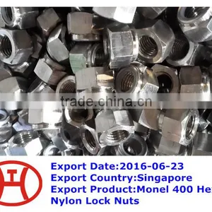 Monel 400 Hex Nylon Lock Nuts thumbnail-1