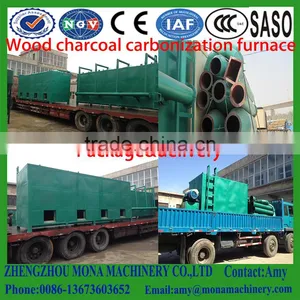 Wood Bamboo Coconut Shell Charcoal Making Carbonization Stove Price thumbnail-3