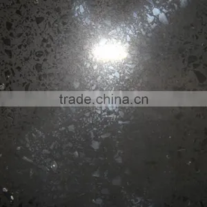Supplier Cheaper Black Sparkle Quartz Stone Countertop thumbnail-2