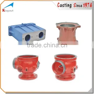 OEM Best Price Industry Casting Parts/High Quality Cross-over Bend Anodizing Casting Part/Magnetic Valve Steel Casting Part thumbnail-2