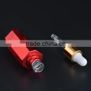 10ml UV Gel Blue Red Colored Glass Essential Oil Bottle With Glass Pipette Dropper thumbnail-6