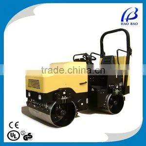 YL51C CE Certificate New Types Ride-On Hydraulic Double Drums Road Roller With Honda Engine thumbnail-1