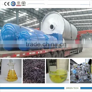 Tire To Diesel Recycling Plant Pyrolysis And Distilation Combined thumbnail-1