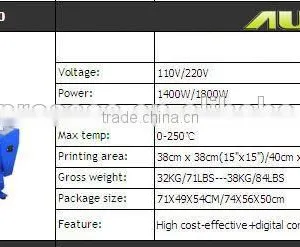 Auplex 38*38CM Mug Heat Press ce Certification thumbnail-5
