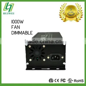Hydroponic Light Ballast 1000W Dimmable With Cooling Fan HID Ballast thumbnail-2