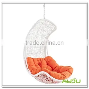 Audu Cheap Patio/Garden Rattan Hanging Swing Basket Chair thumbnail-3