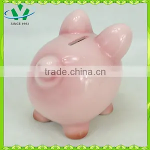 Cute Ceramic Pink Pig Piggy Bank thumbnail-4