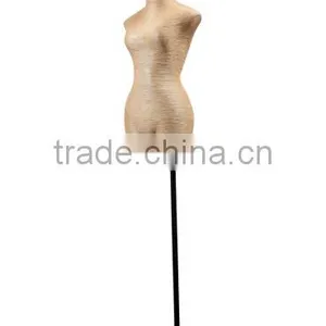 Fabric Covered Half Body Cloth Female Torso Mannequin thumbnail-3