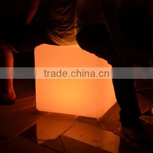 60cm Big Size Cube With LED/ LED Cube Lighting/ Cube Seat thumbnail-1