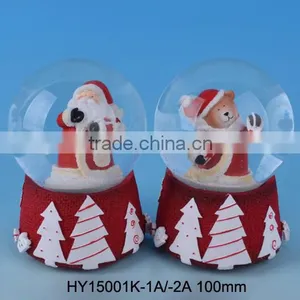 Hot Selling Polyresin 100mm Musical Waterglobe thumbnail-1