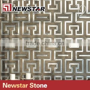 Natural Stone Decorative Wall Tile Marble Mosaic Tile Exterior Wall Tile Mosaics thumbnail-4