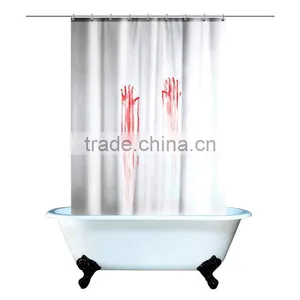Halloween Blooding Hand Bloody Shower Curtain thumbnail-1