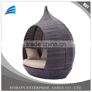 Modern Contemporary Outdoor Rattan Patio Double Chaise Lounge Furniture thumbnail-5