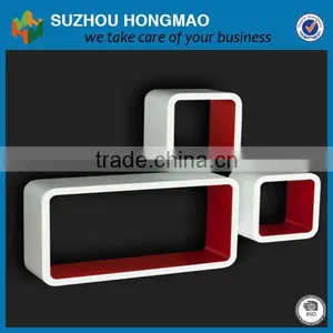 MDF Floating Wall Cube Shelf thumbnail-3