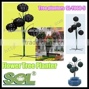 New Garden Ball Shaped Decorative Planters Pots SL-Y060-5 Plastic Planter thumbnail-4