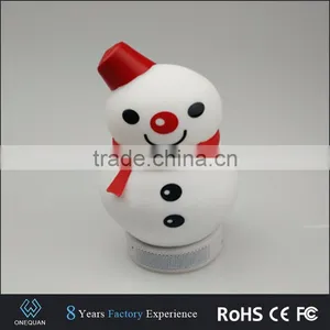 2017 New Wireless Snowman Shape Bluetooth Speaker With Color Changing Mood Light thumbnail-2