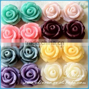 Bulk Sale 2015 Resin Flowers!!Flat Back Resin Cabochon Flatback thumbnail-1