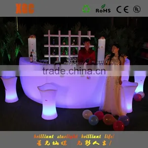 PE Plastic White Color Led Bar Counter GF330 thumbnail-4