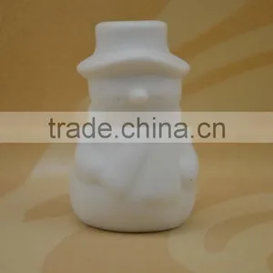 High White Ceramic Salt and Pepper Shaker With Christmas Decoation Porcelain thumbnail-5