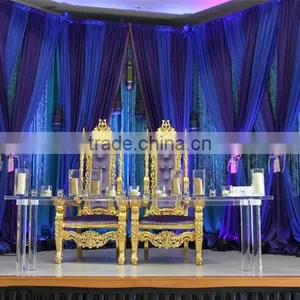 Hot Sales Wedding Decorating Polyresin King Chair thumbnail-1