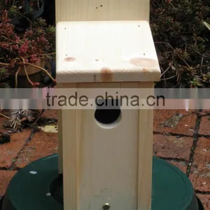 Wholesale Unfinished Beautiful Wooden Bird House thumbnail-1