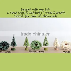 DIY Putz Church Ornament Kit Christmas Decoration thumbnail-2