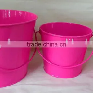 Powder Coated Metal Garden Bucket thumbnail-1