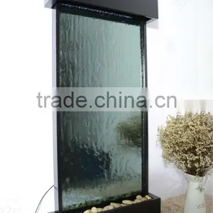 Blue Glass Waterfall Fountain Wedding Hall Decorations thumbnail-2