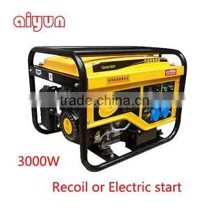 3000W/3KW Gasoline Mini Electric Generator Price thumbnail-1