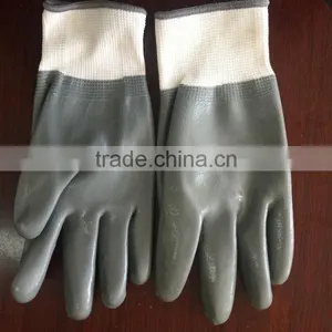 13g Nylon Palm Full Nitrile Coated Gloves, thumbnail-1